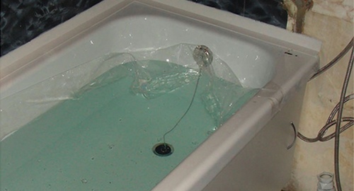 Установкой акрилового вкладыша | Сольцы